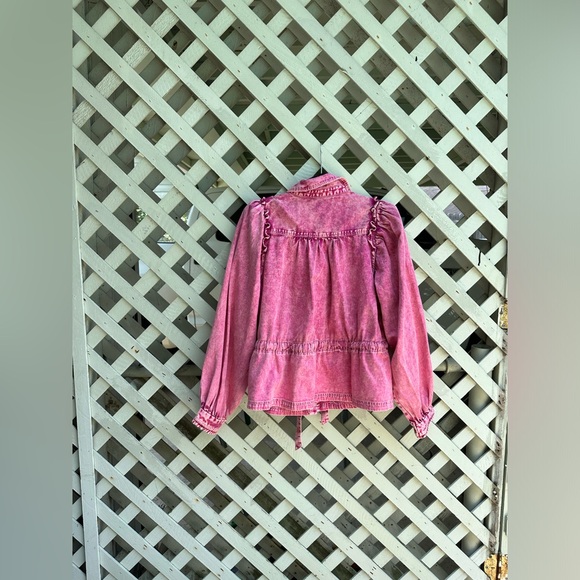 ❤️Free People Your All Mini Denim Top - Picture 5 of 5